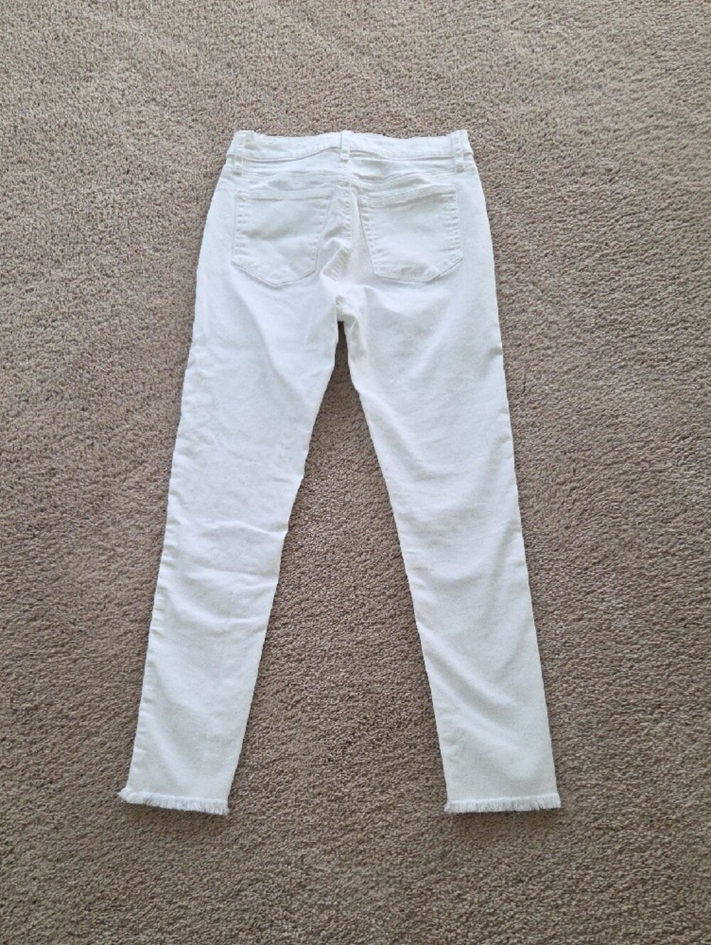 LOFT White Skinny Ankle Jeans - Picture 2 of 4